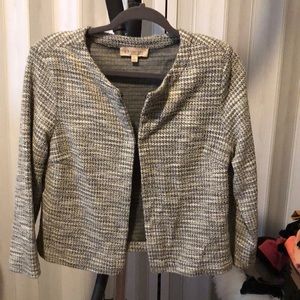 A philosophy cardigan/blazer in a size large purchased at Nordstrom rack